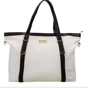 NWT Badgley Mischka
Anna XL Faux Leather Tote Weekender Travel Bag
